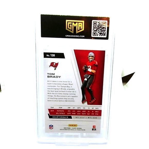 2010 PLAYOFF TOM BRADY #130 GMA 9 - Picture 2 of 8